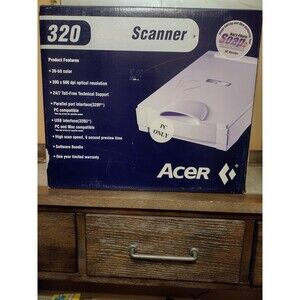 Rare 320U Flatbed Acer Scanner Vintage